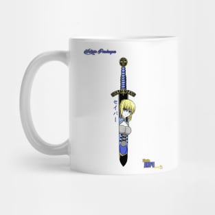 Waifu Knifu: Saber Mug